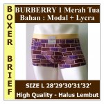 BURBERRY 1 Merah Tua  - Modal Lycra.jpg