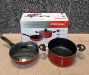 Panci Set Happycall Cookware Set Korea Isi 3 Pcs Asli.png
