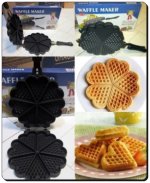 Cetakan Loyang Alat Cetak Waffle Kue Bapel Wafel Love Tanpa Listrik-horz.jpg